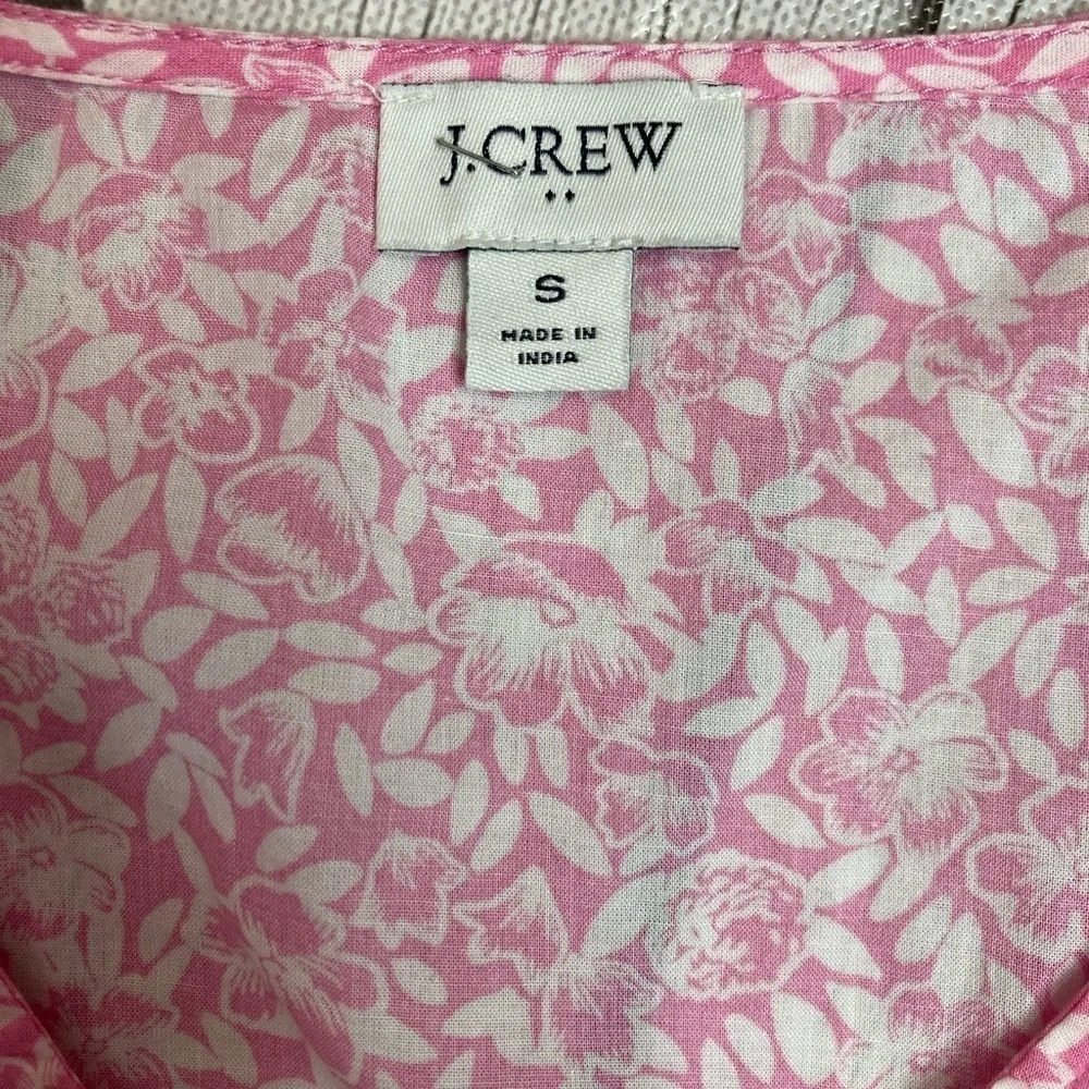 J. Crew Factory Floral Blouse